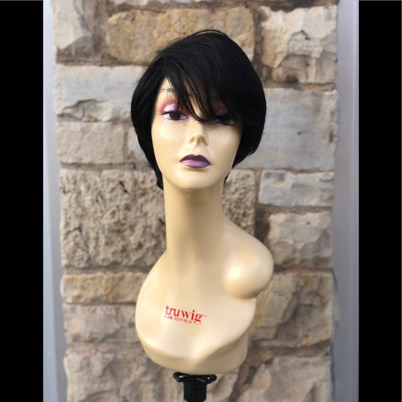 Black human hair wig Pixie Short Wig 2026